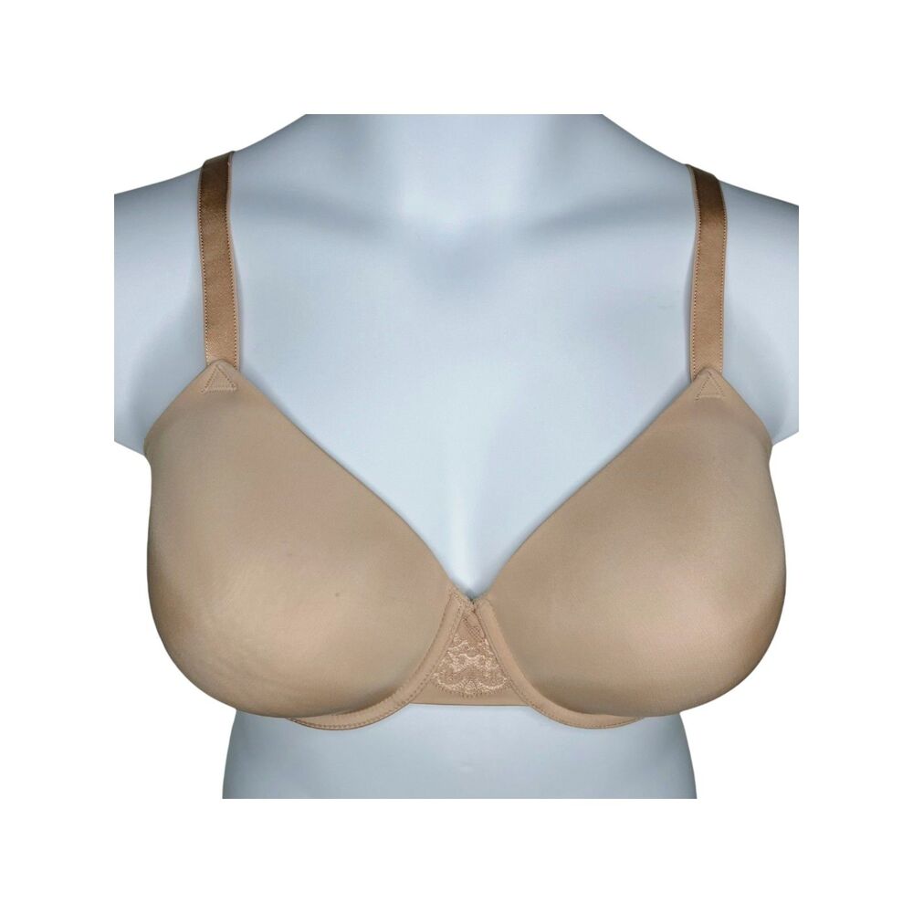 Wacoal Lace Impression bra sz 36DDD * Underwire T-Shirt Bra Beige Tan Nude
